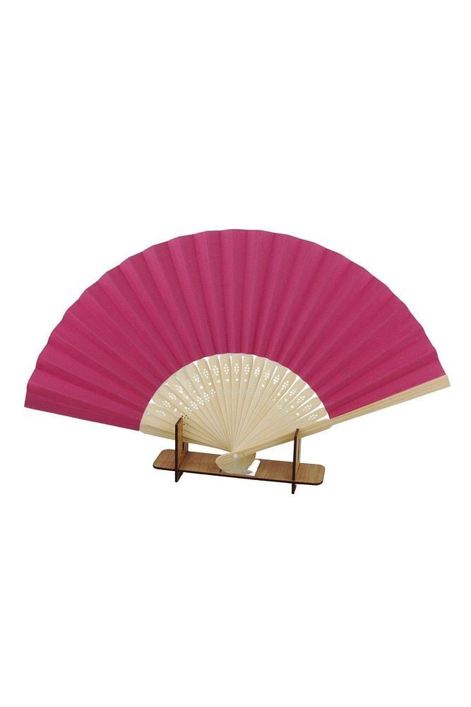 KOYU PEMBE AHŞAP KASA TASARIM YELPAZE