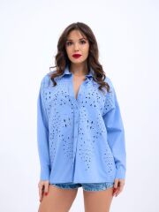 7034 GÖMLEK-KOYU MAVİ