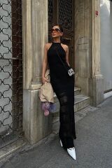 Fabiana Ajurlu Halter Yaka Elbise 2721-01