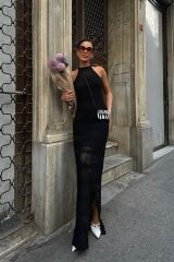 Fabiana Ajurlu Halter Yaka Elbise 2721-01