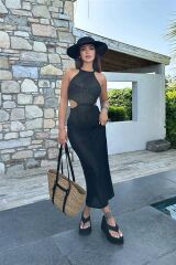 Aurelie Ajurlu Cut Out Elbise 2767