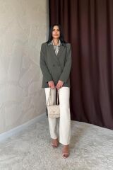 Haki Blazer Ceket