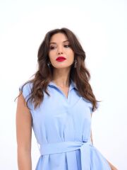 7127 ELBİSE-MAVİ