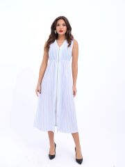 6510 ELBİSE-LOS ANGELES ÇİZGİLİ