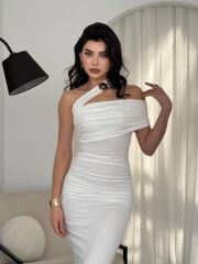 Reta Çapraz Omuz Elbise