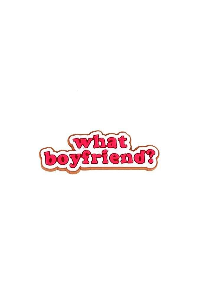 What Boyfriends Tasarım Silikon Crocs Terlik Süsü-m1