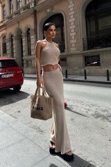 Elena Yırtmaç Detay Crop Takım 9834