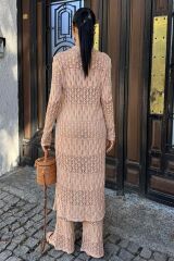 Bridget Ajurlu Uzun Hırka Takım 9881