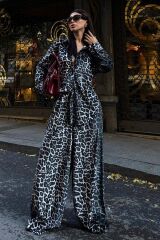 Cosy Animal Desen Kadife Takım 9918