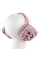 Pembe Köpek Tasarım Soğuktan Koruyucu Kulaklık