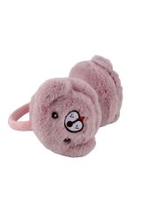 Pembe Köpek Tasarım Soğuktan Koruyucu Kulaklık