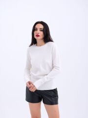 4217 TRİKO BASİC KAZAK-EKRU
