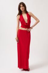 Degaje Yaka Crop Bluz