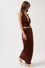 Degaje Yaka Crop Bluz