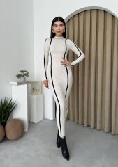 Ribbon Triko Elbise