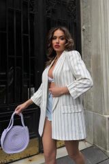 Dreamy Çizgili Blazer Ceket 6091-24