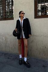 Agnes Blazer Keten Ceket  6105