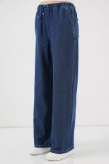 Geniş Paça Kot Pantolon 6706 - A.Lacivert