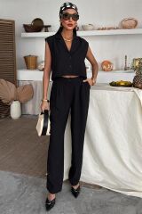 Zoe Crop Yelek Takım 9744-08