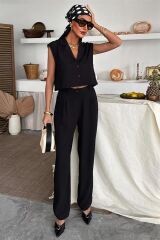 Zoe Crop Yelek Takım 9744-08
