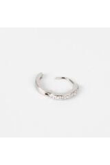 Zirkon Taş Cerrahi Çelik Kıkırdak Piercing - 9 Mm Çap