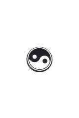 Yingyang Tasarım Silikon Crcs Terlik Süsü-t1