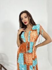 6592 ELBİSE-TURUNCU