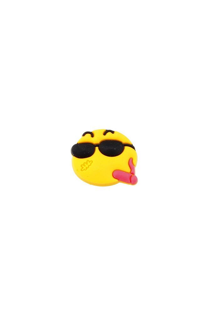 Havalı Emoji Tasarım Silikon Crcs Terlik Süsü-u1