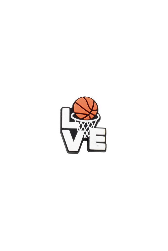 Love Basket Tasarım Silikon Crcs Terlik Süsü-u1