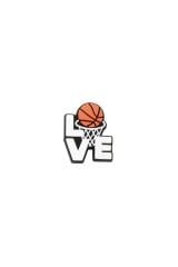 Love Basket Tasarım Silikon Crcs Terlik Süsü-u1